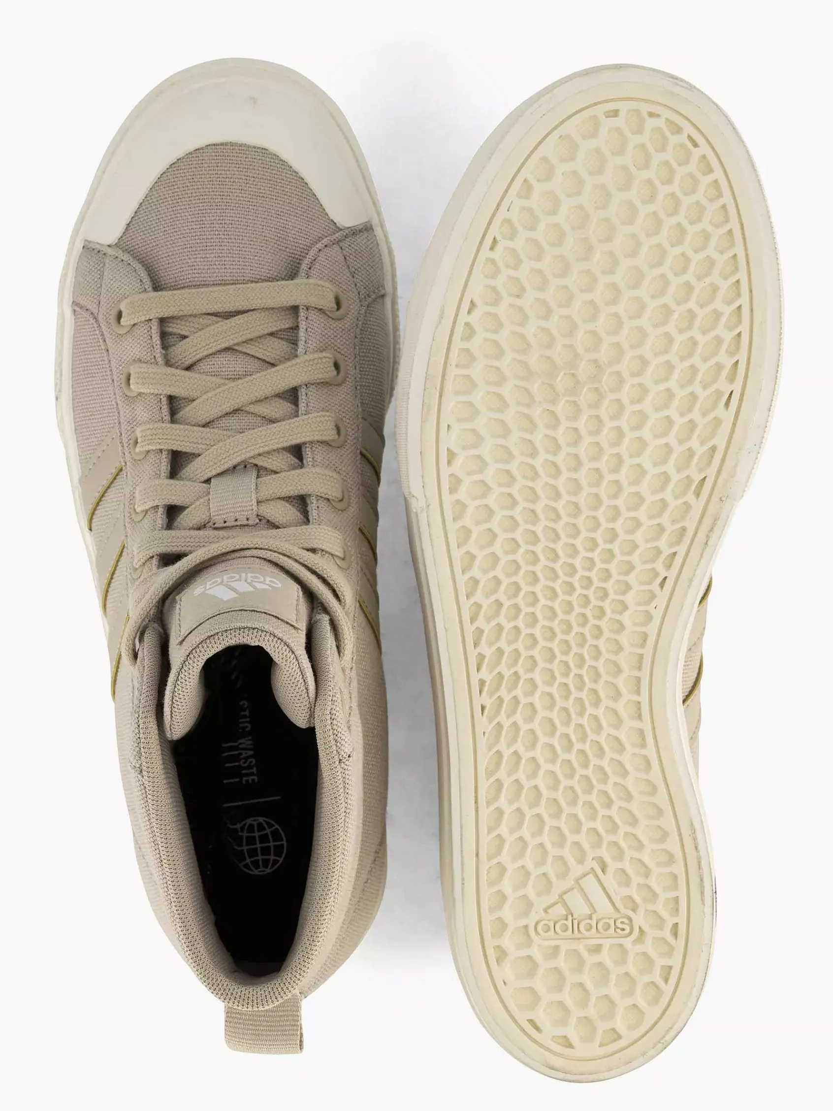 Sneakers|adidas Beige Bravada 2.0 Mid Platform