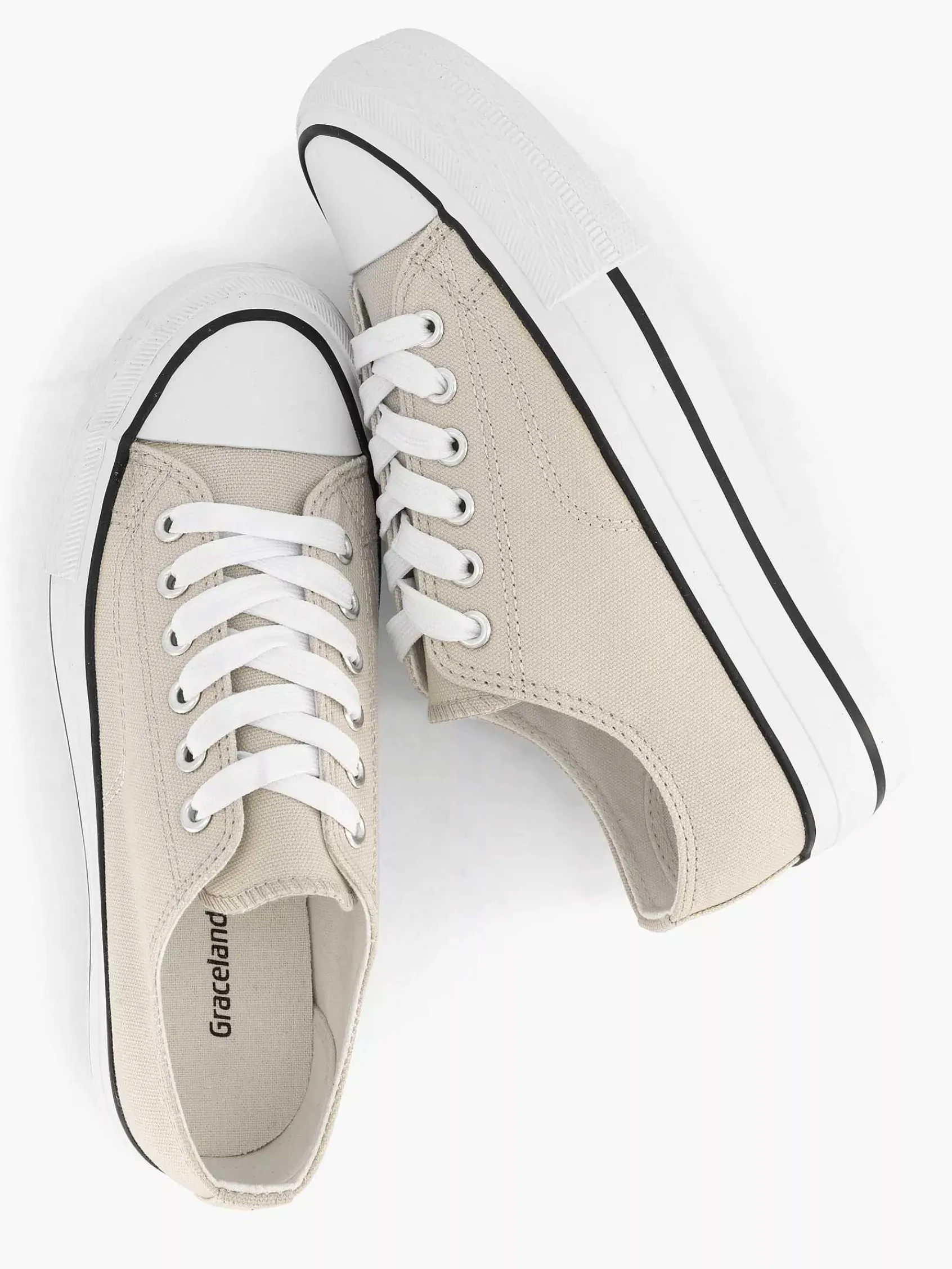 Sneakers|Graceland Beige Canvas Sneaker