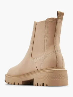Enkellaarzen & Boots|Graceland Beige Chelsea Boot