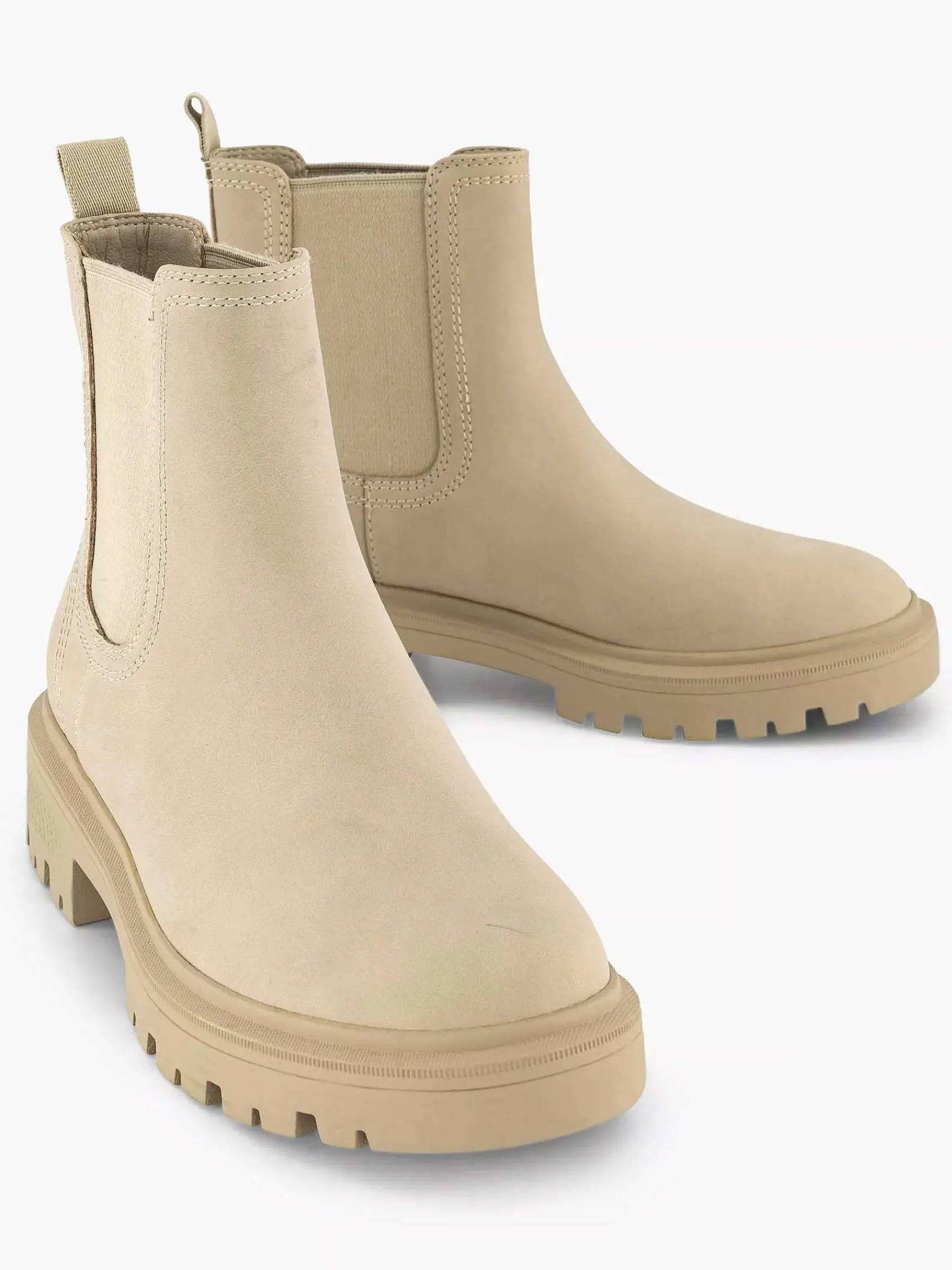 Enkellaarzen & Boots|Graceland Beige Chelsea Boot