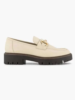 Instappers|Oxmox Beige Chunky Loafer Sierketting