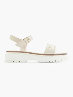 Sandalen|Esprit Beige Chunky Sandaal