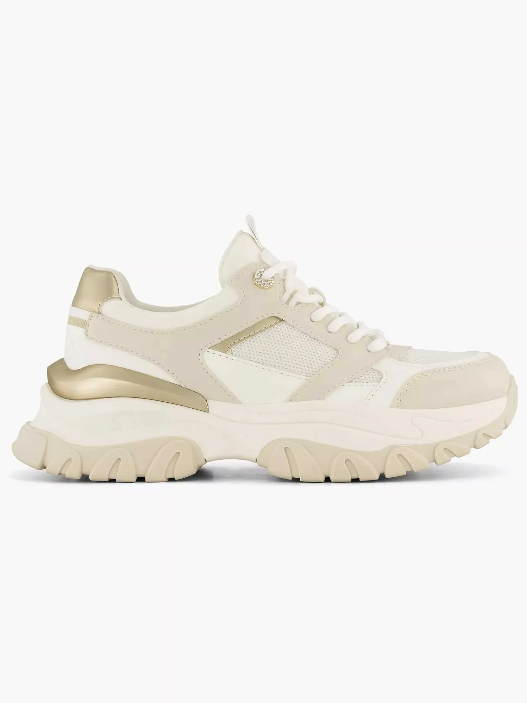 Sneakers|Oxmox Beige Chunky Sneaker