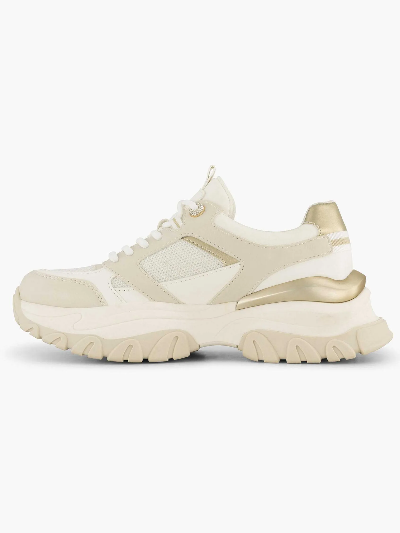 Sneakers|Oxmox Beige Chunky Sneaker