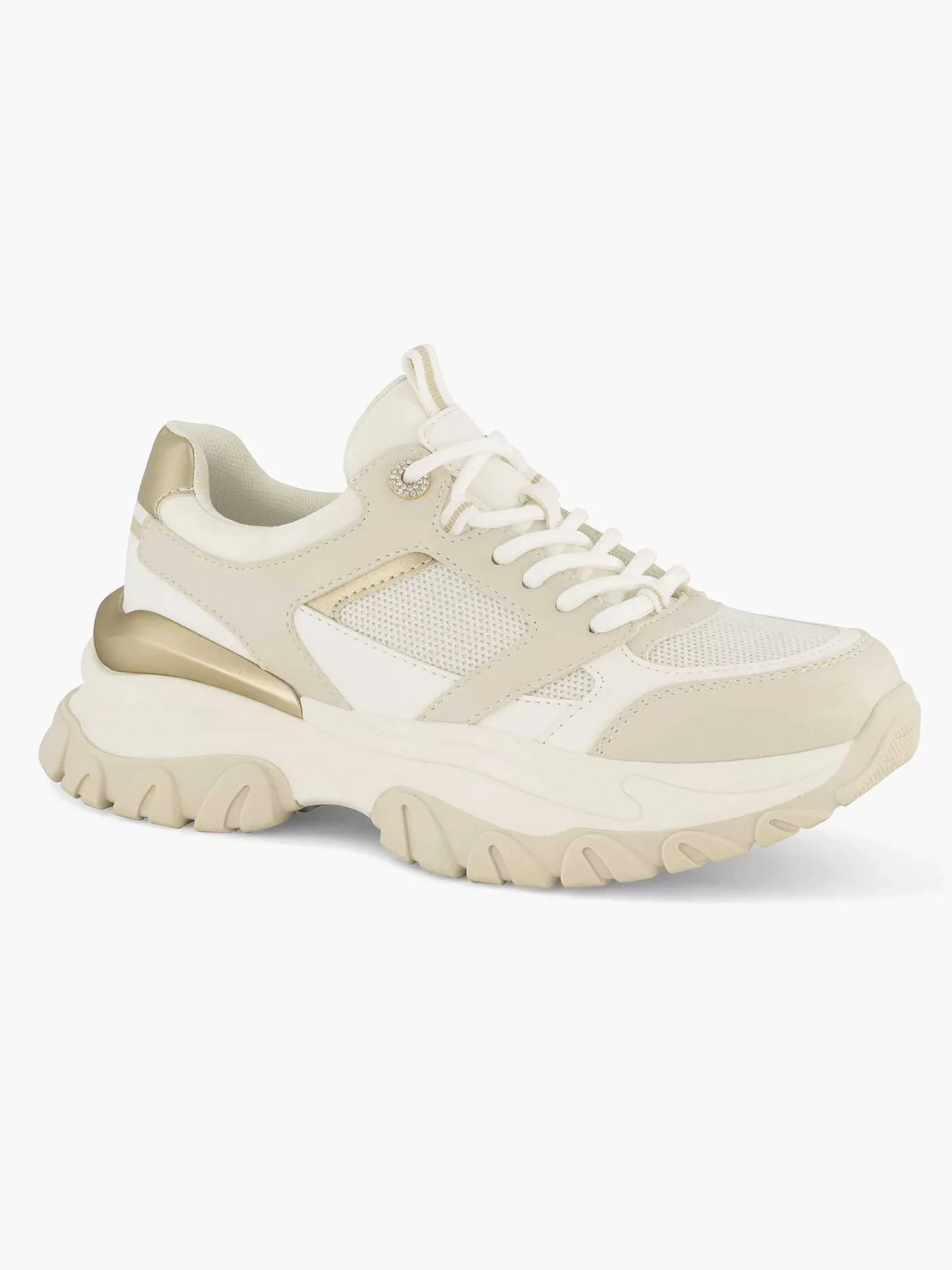 Sneakers|Oxmox Beige Chunky Sneaker