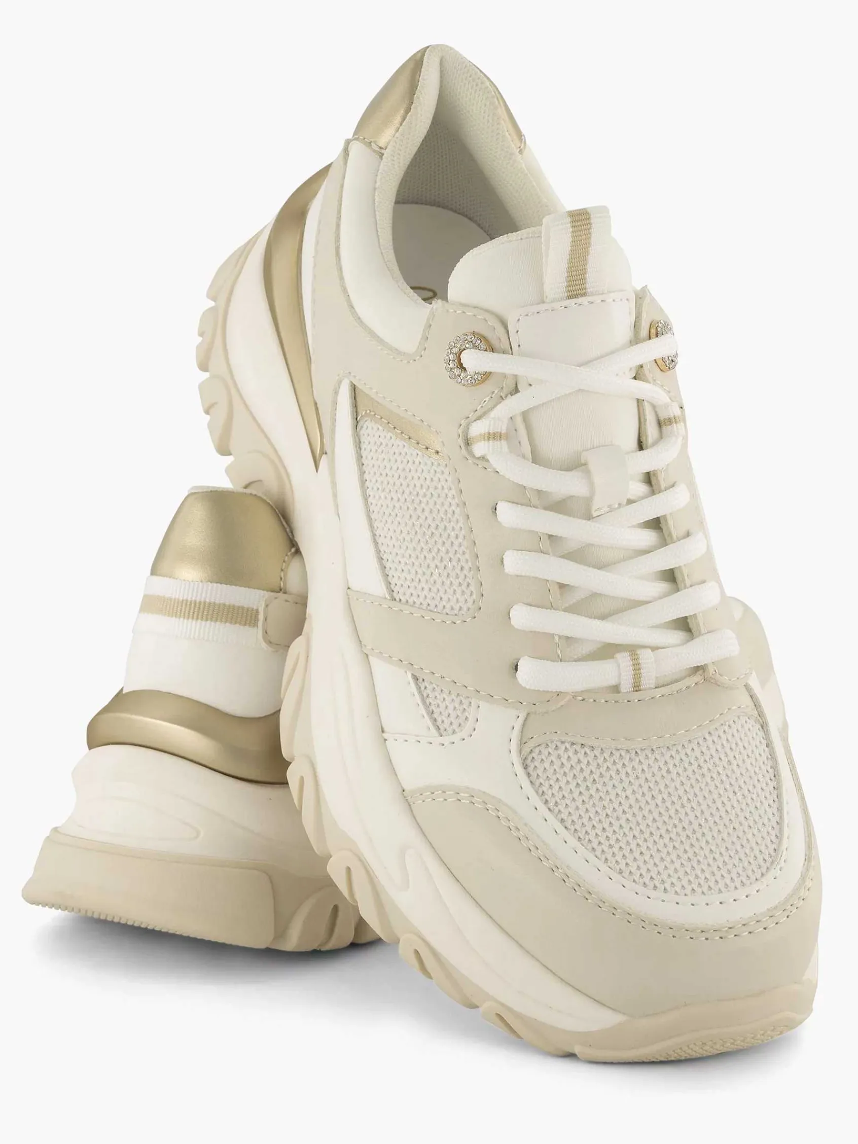Sneakers|Oxmox Beige Chunky Sneaker