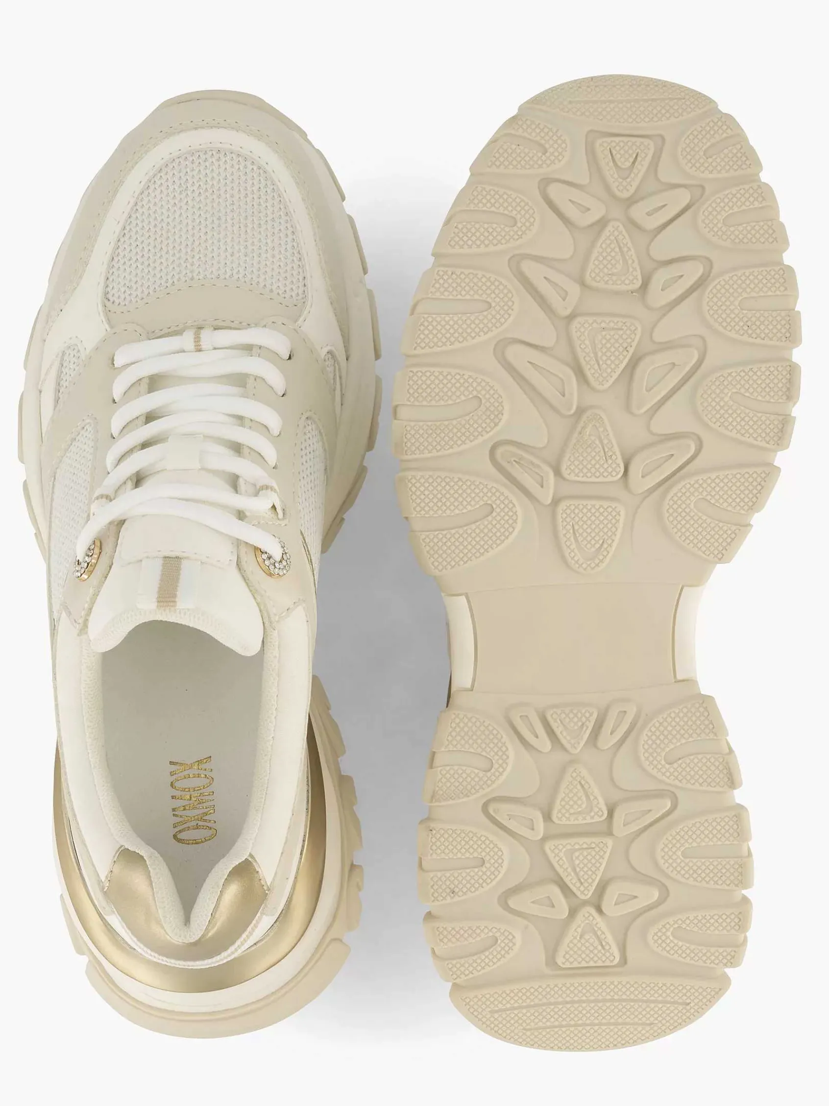 Sneakers|Oxmox Beige Chunky Sneaker