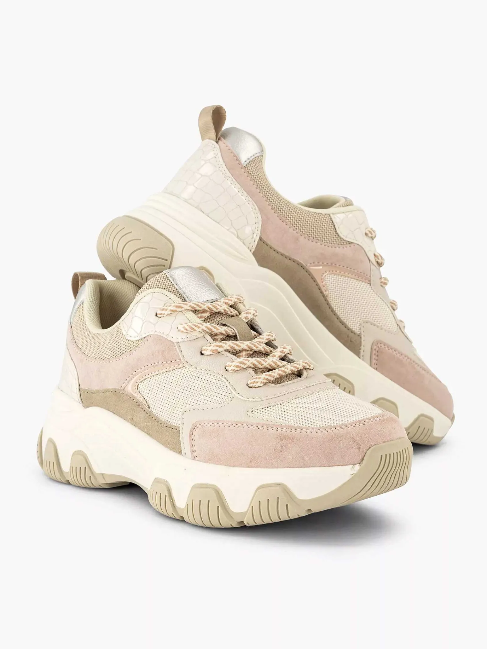 Sneakers|Oxmox Beige Chunky Sneaker