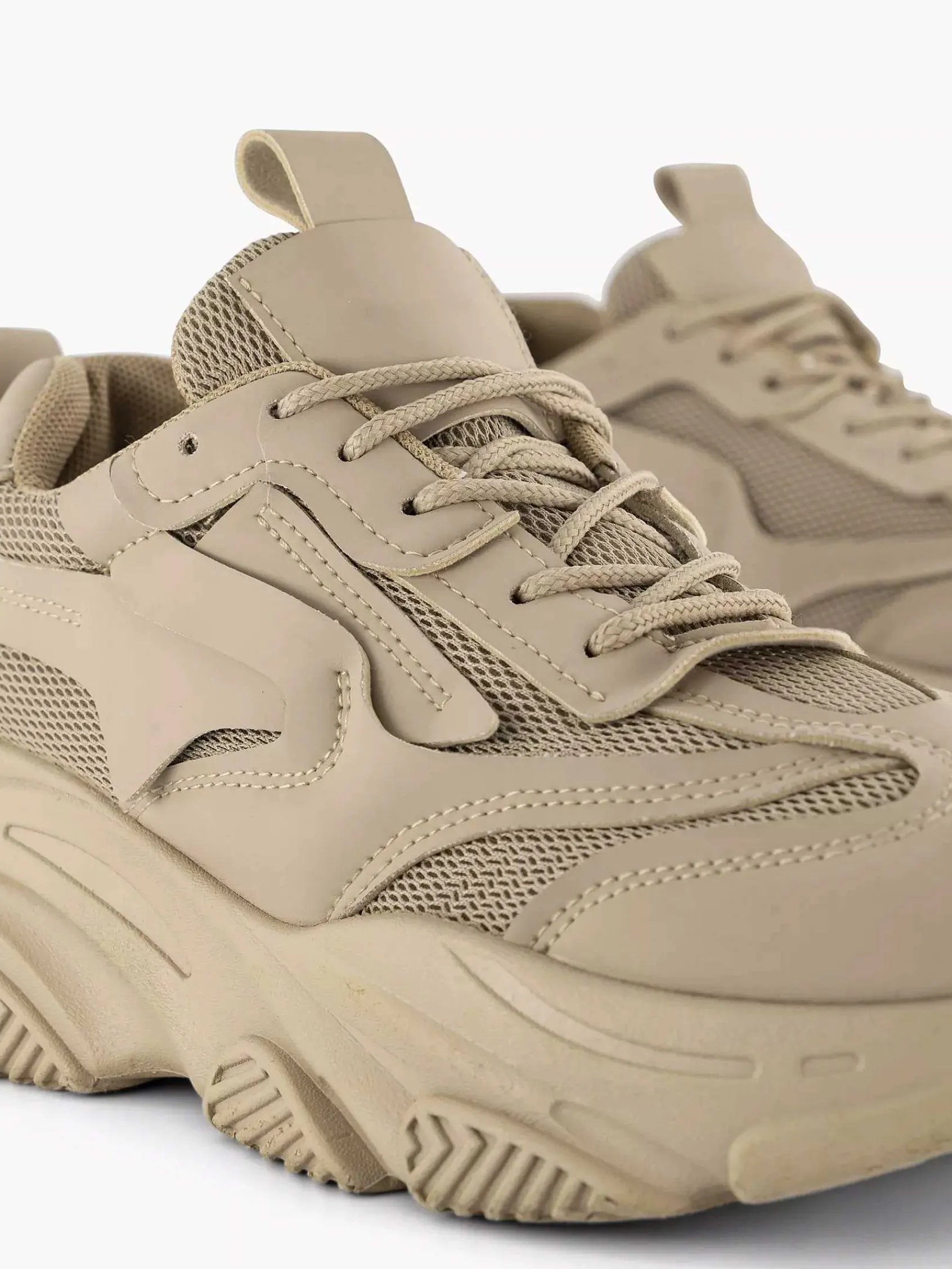 Sneakers|Oxmox Beige Chunky Sneaker
