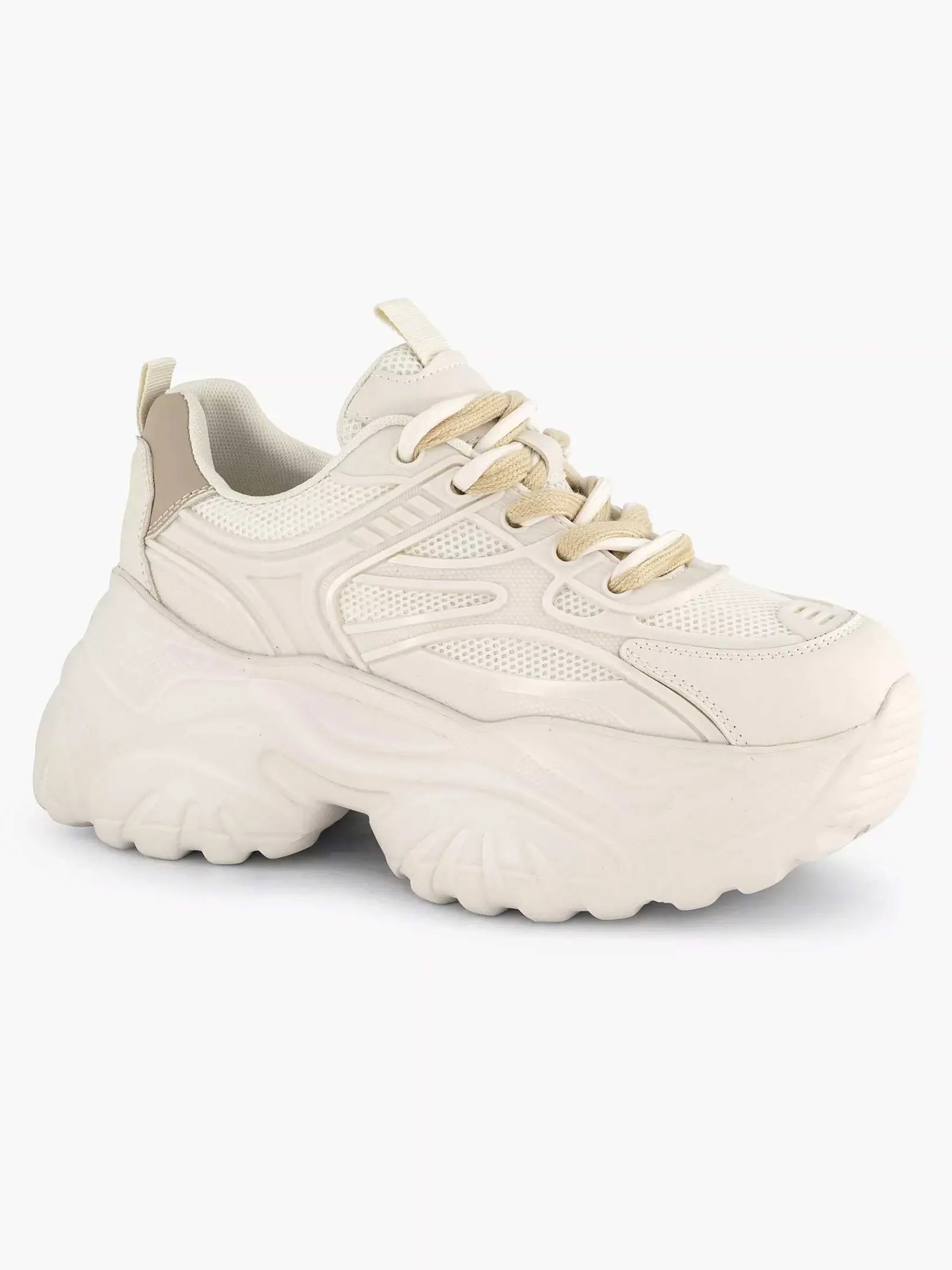 Sneakers|Oxmox Beige Chunky Sneaker