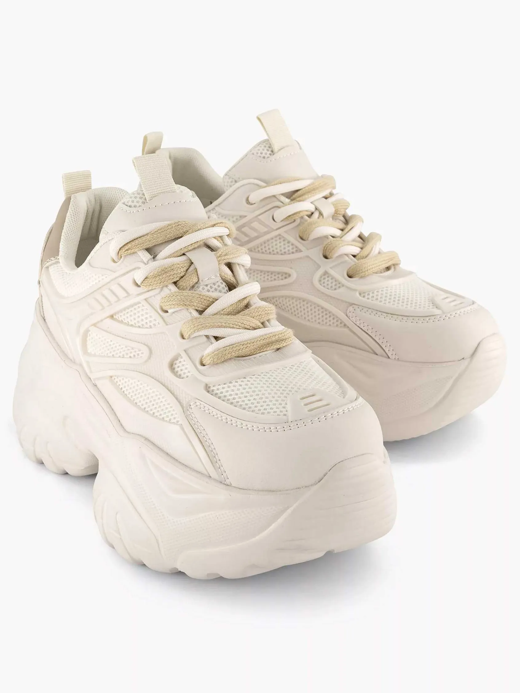 Sneakers|Oxmox Beige Chunky Sneaker