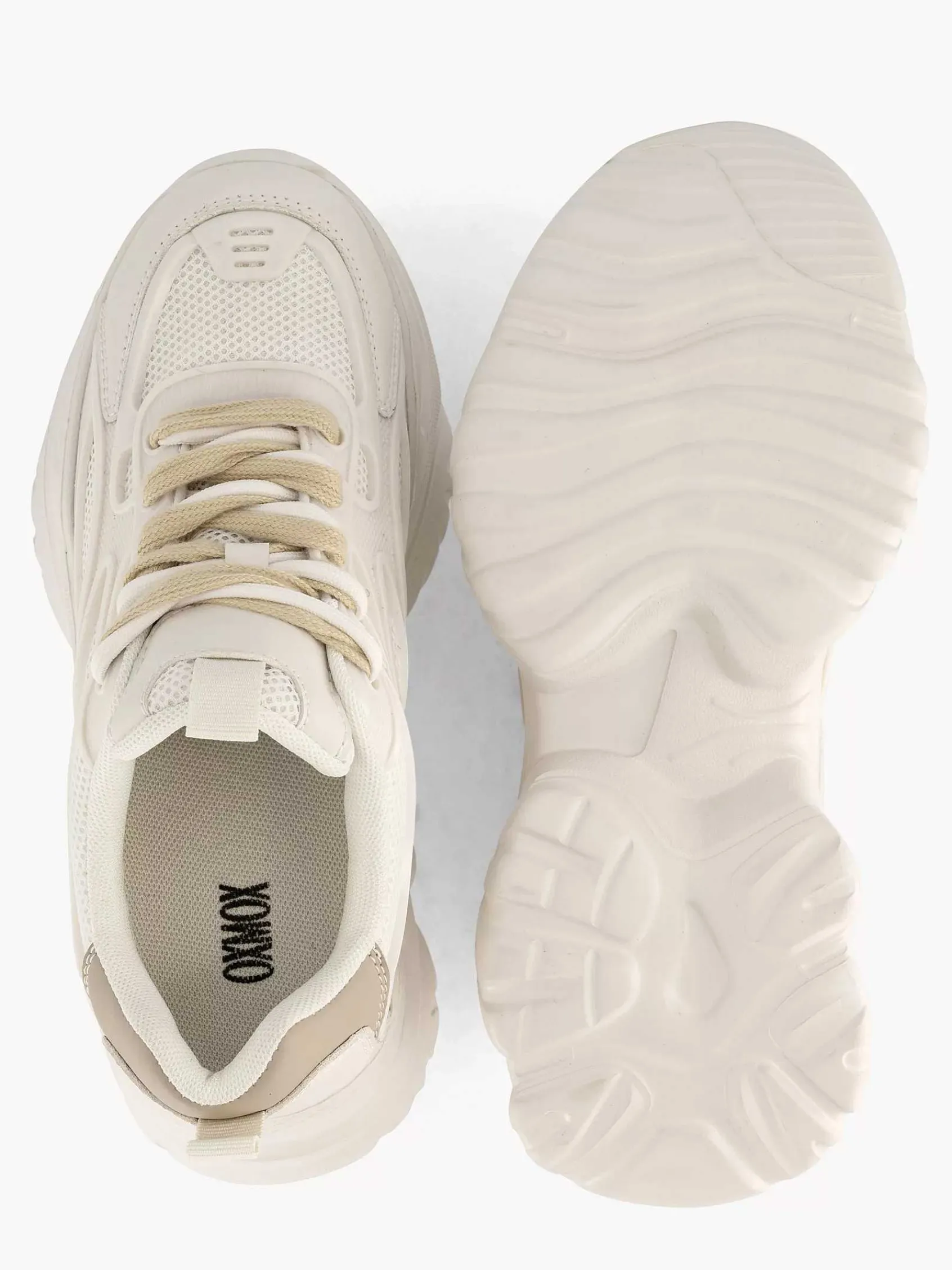 Sneakers|Oxmox Beige Chunky Sneaker