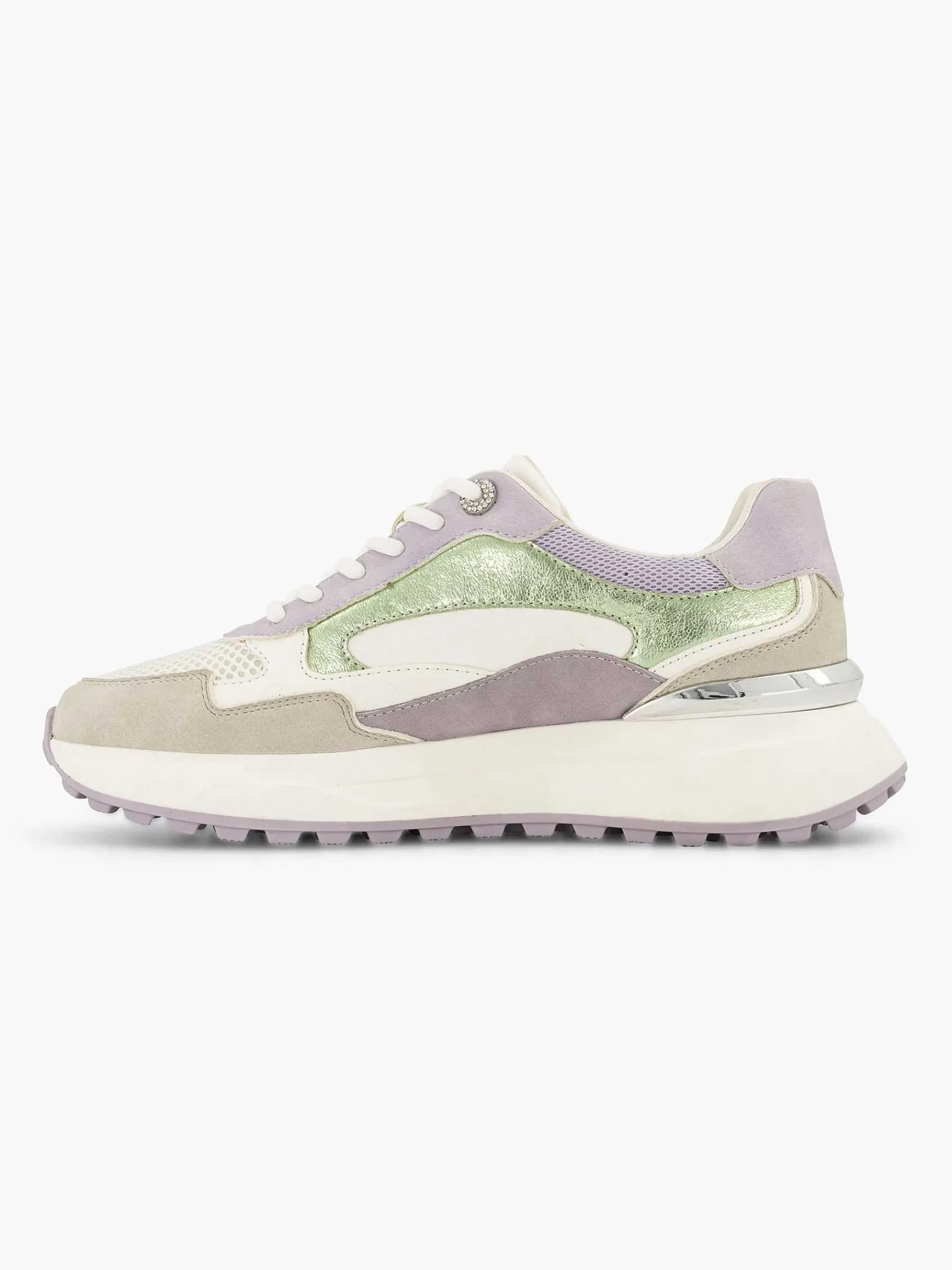 Sneakers|Graceland Beige Chunky Sneaker Glitter