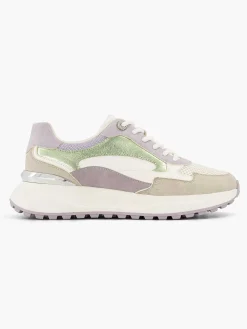 Sneakers|Graceland Beige Chunky Sneaker Glitter