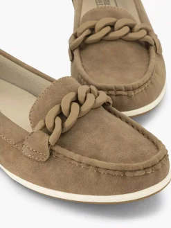 Comfort Schoenen|Easy Street Beige Comfort Instapper