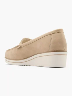 Comfort Schoenen|Easy Street Beige Comfort Instapper