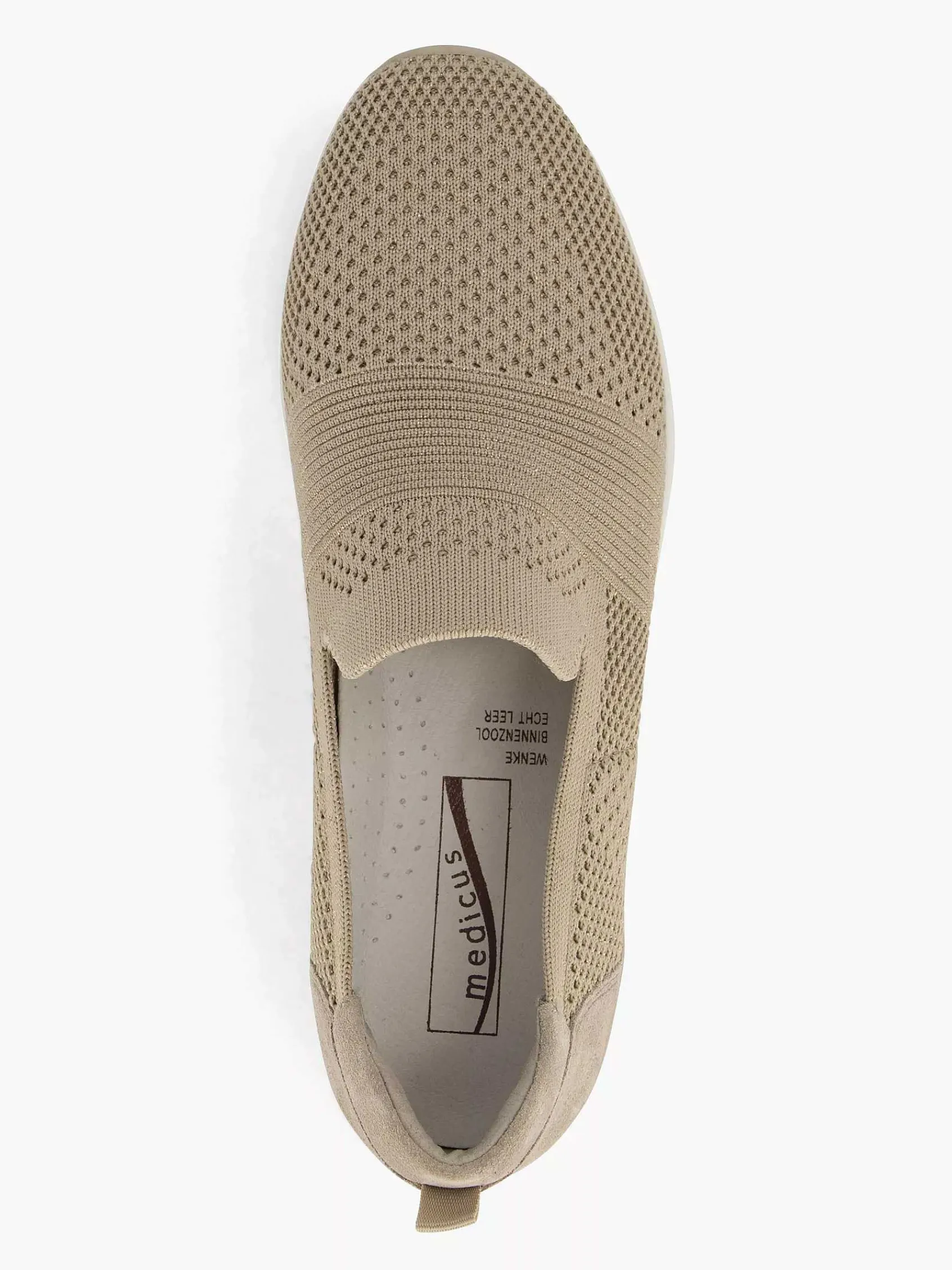 Comfort Schoenen|Medicus Beige Comfort Instapper