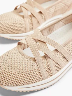 Comfort Schoenen|Medicus Beige Comfort Instapper