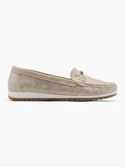 Comfort Schoenen|Easy Street Beige Comfort Instapper