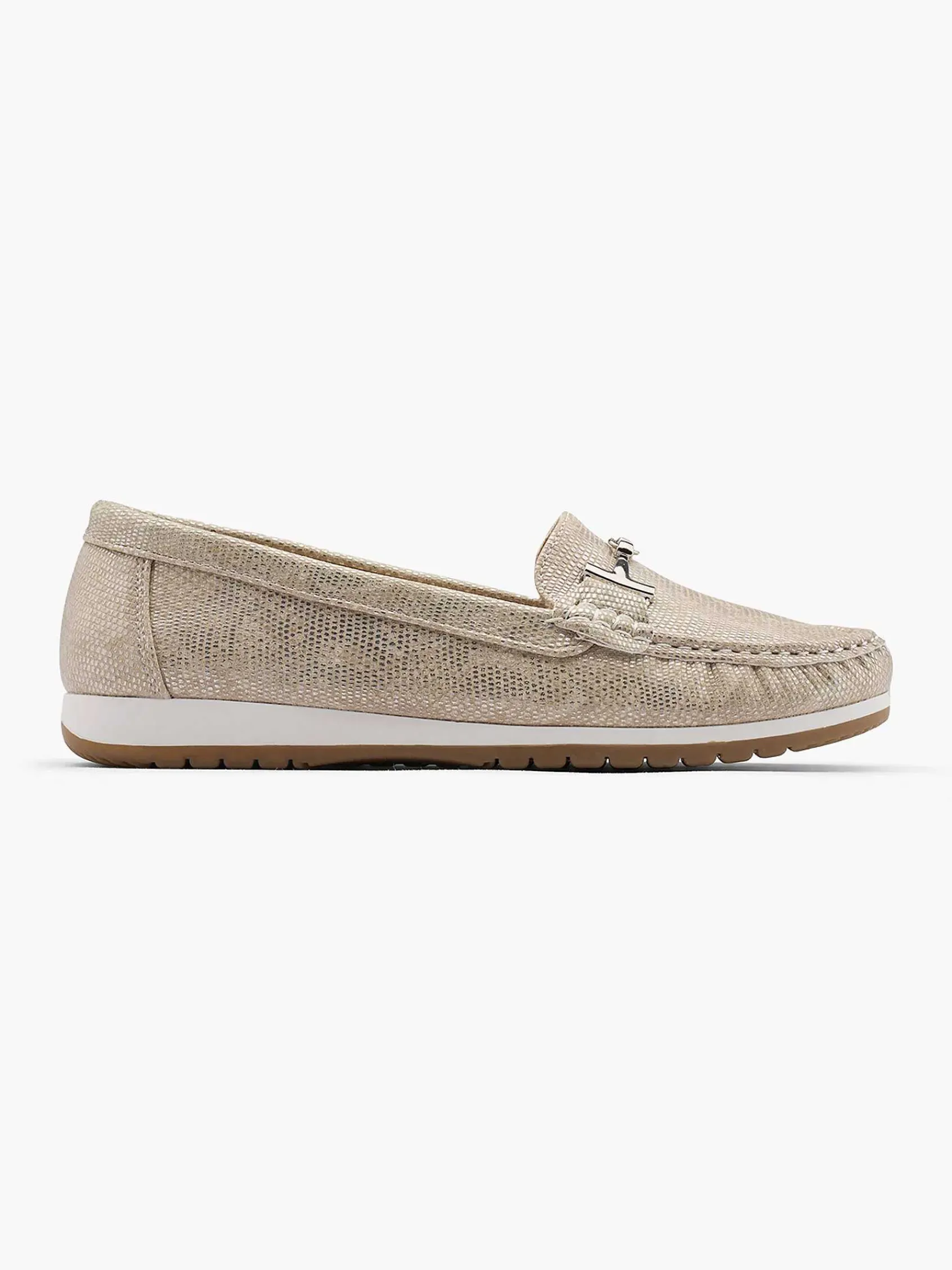 Comfort Schoenen|Easy Street Beige Comfort Instapper