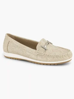 Comfort Schoenen|Easy Street Beige Comfort Instapper