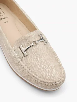 Comfort Schoenen|Easy Street Beige Comfort Instapper