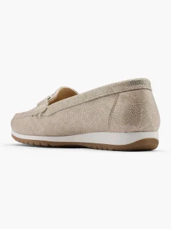 Comfort Schoenen|Easy Street Beige Comfort Instapper