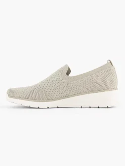 Comfort Schoenen|Easy Street Beige Comfort Instapper