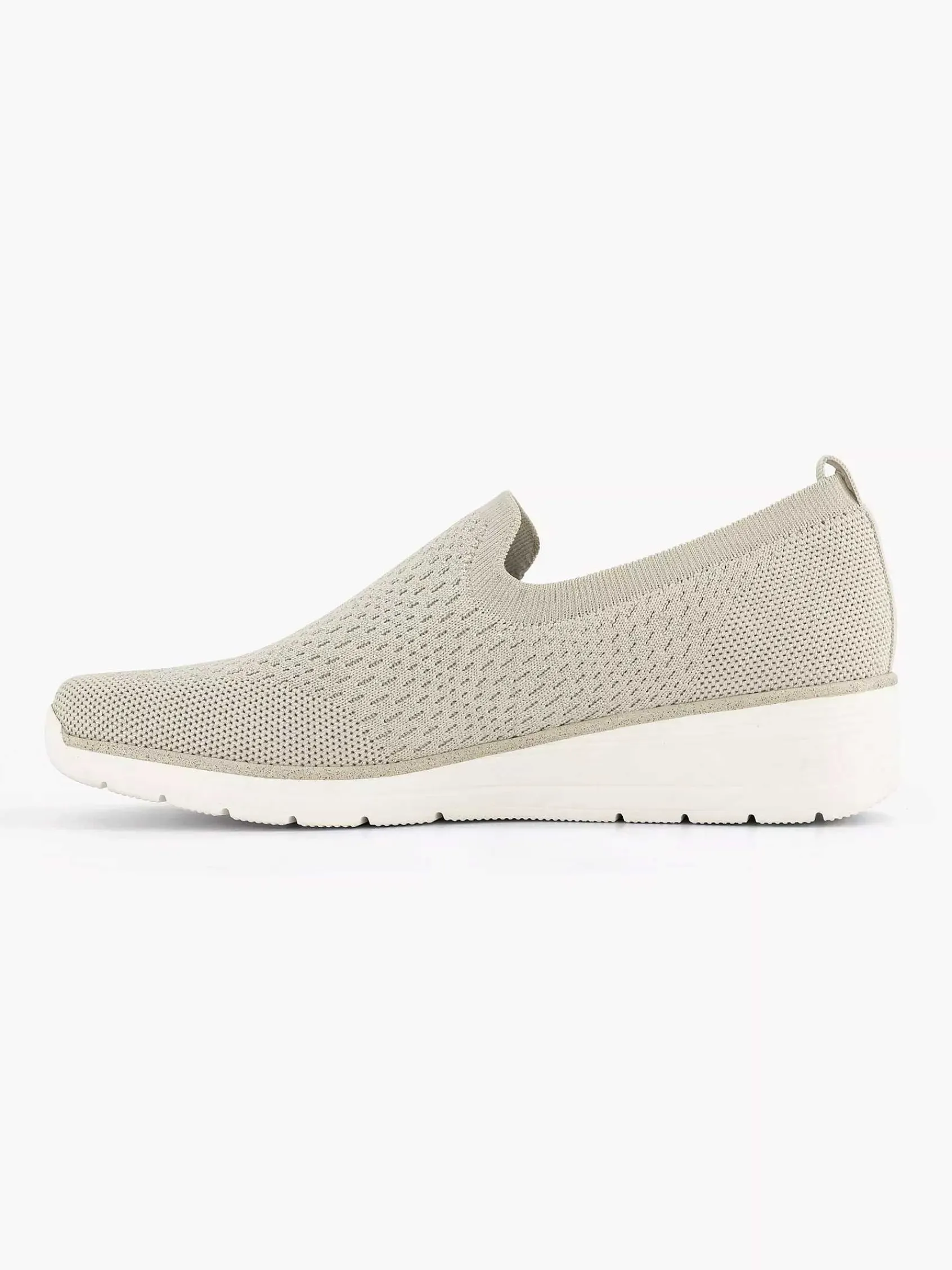 Comfort Schoenen|Easy Street Beige Comfort Instapper