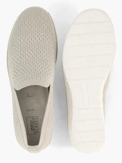 Comfort Schoenen|Easy Street Beige Comfort Instapper