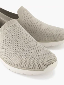 Comfort Schoenen|Easy Street Beige Comfort Instapper