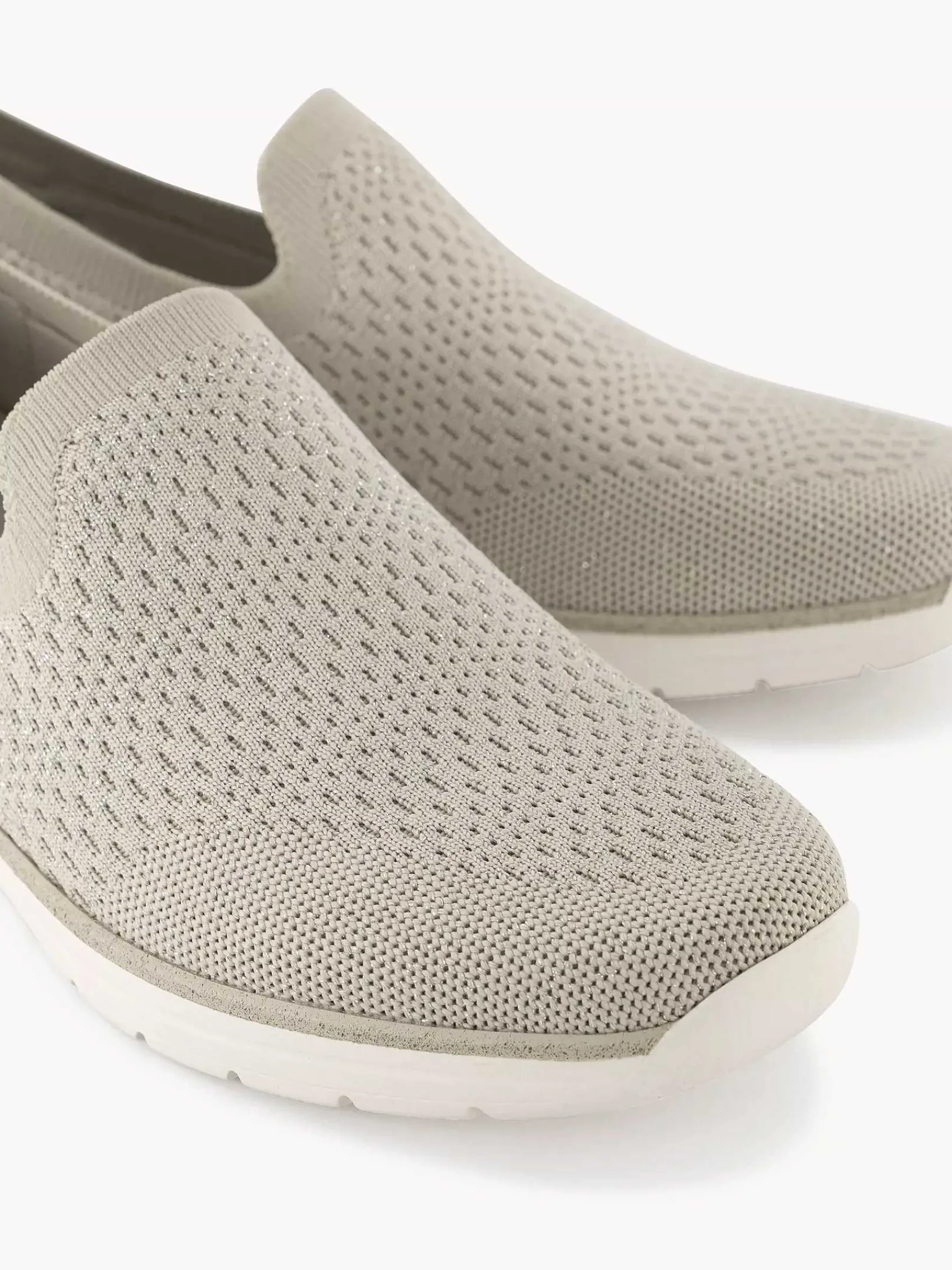 Comfort Schoenen|Easy Street Beige Comfort Instapper
