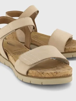 Comfort Schoenen|Medicus Beige Comfort Sandaal
