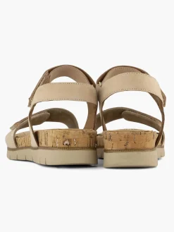 Comfort Schoenen|Medicus Beige Comfort Sandaal