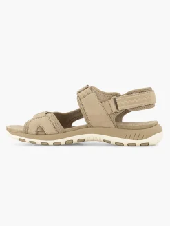 Comfort Schoenen|Easy Street Beige Comfort Sandaal