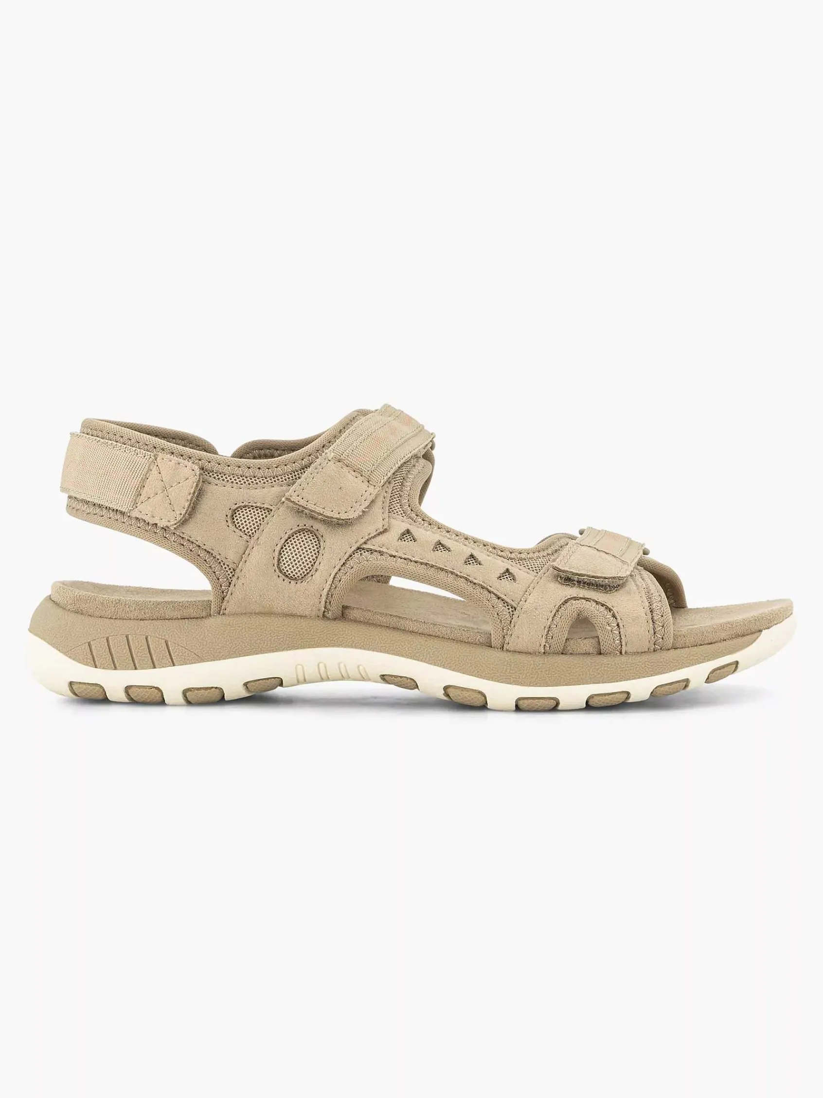 Comfort Schoenen|Easy Street Beige Comfort Sandaal