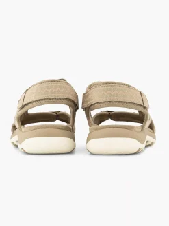Comfort Schoenen|Easy Street Beige Comfort Sandaal