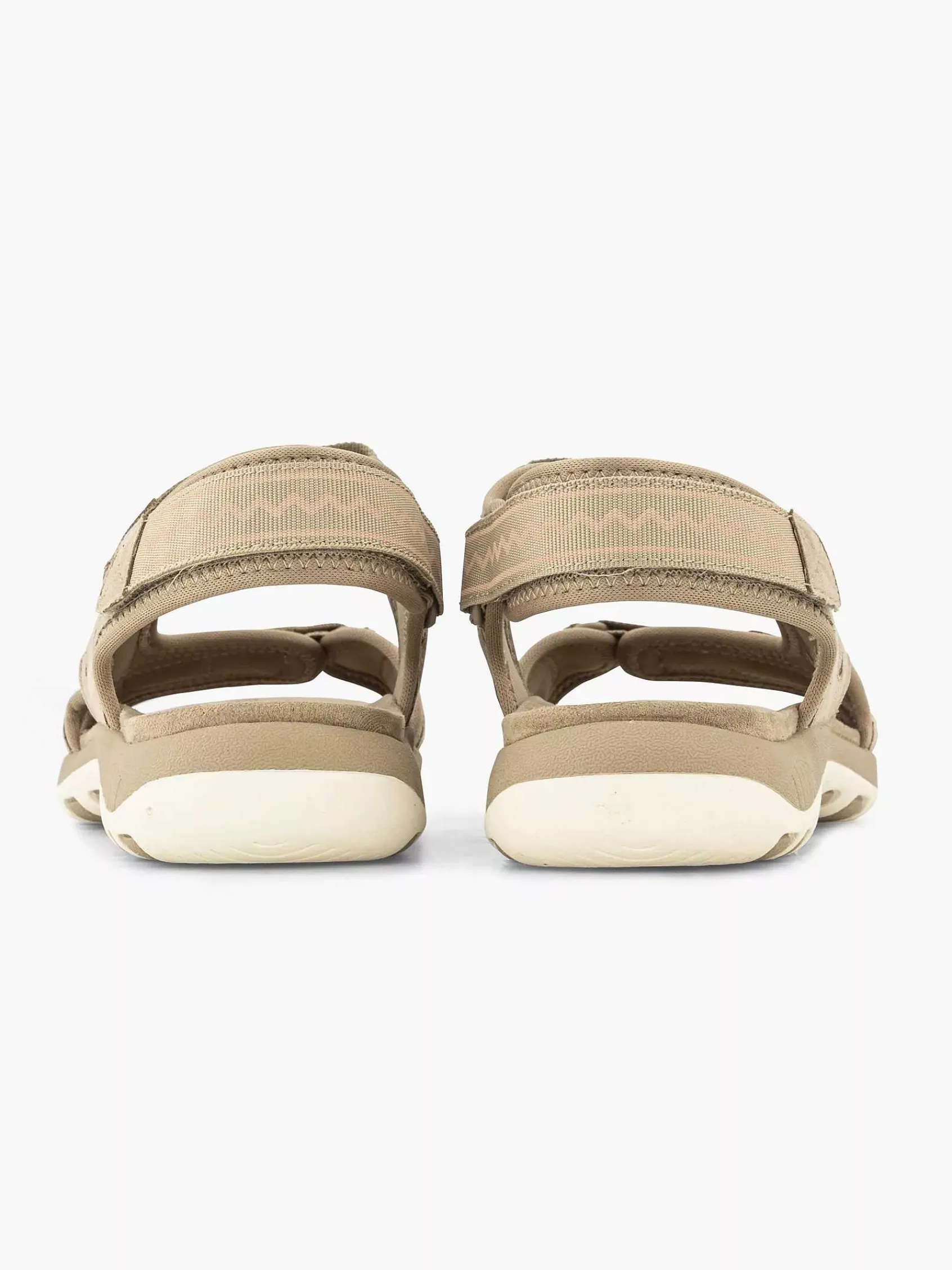 Comfort Schoenen|Easy Street Beige Comfort Sandaal