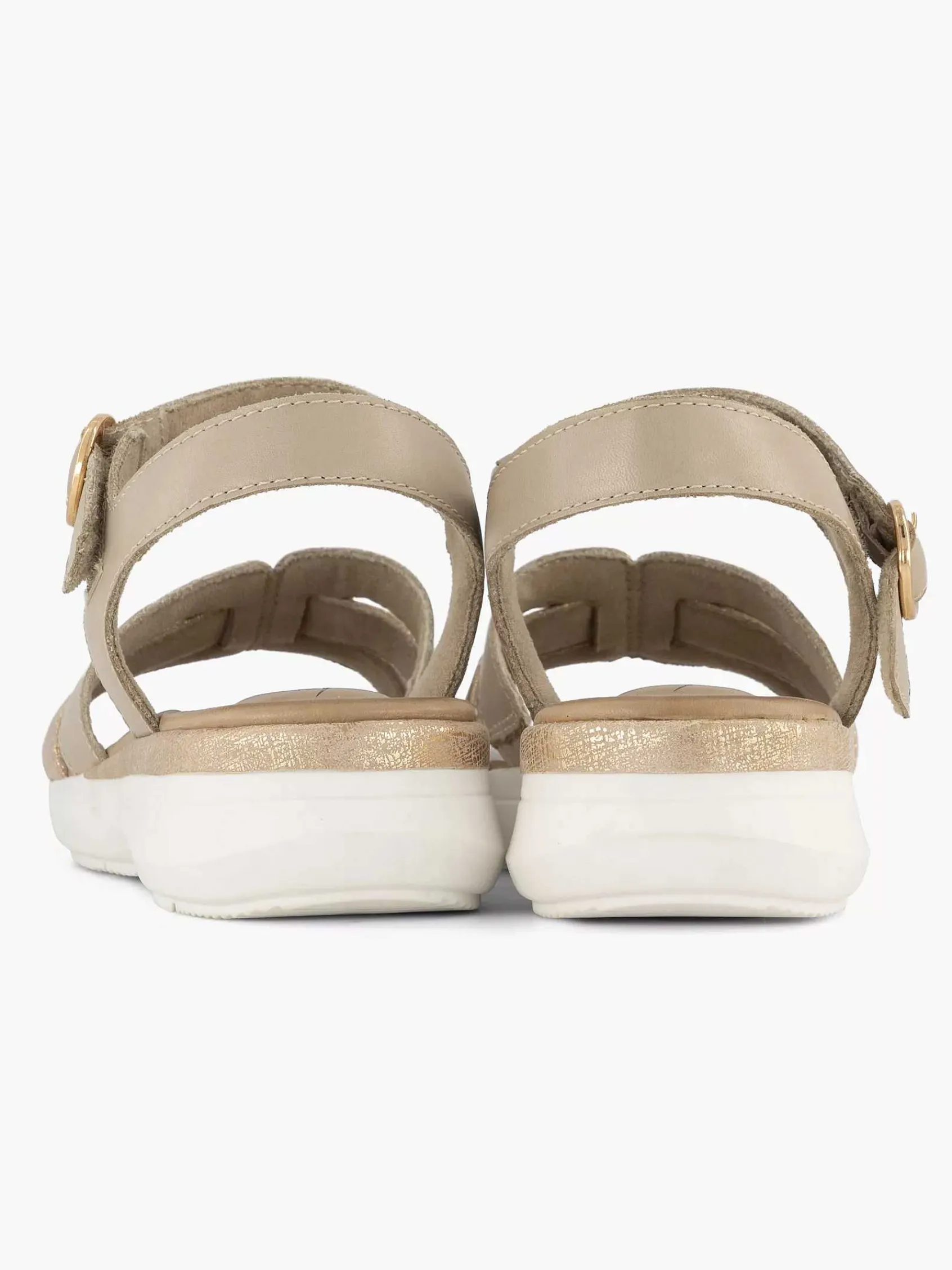 Comfort Schoenen|Medicus Beige Comfort Sandaal