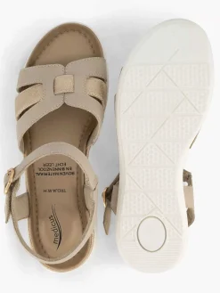 Comfort Schoenen|Medicus Beige Comfort Sandaal