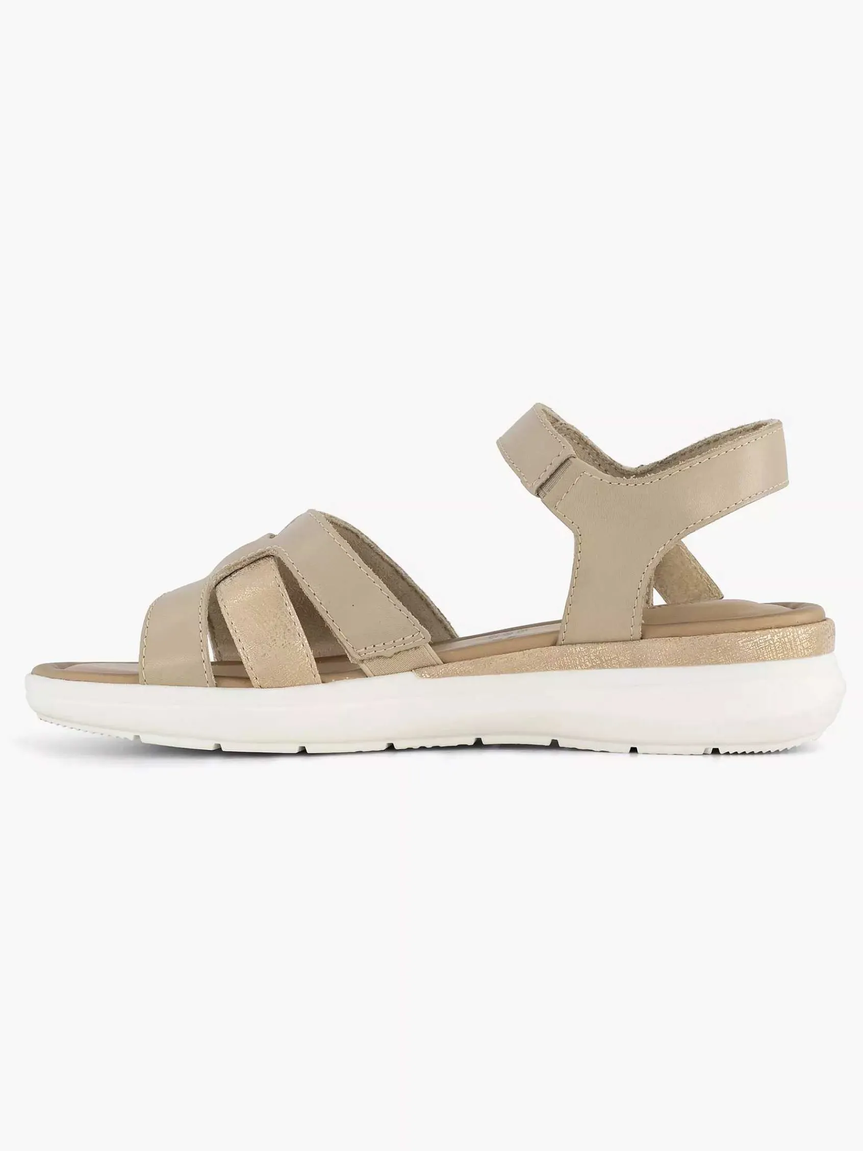 Comfort Schoenen|Medicus Beige Comfort Sandaal