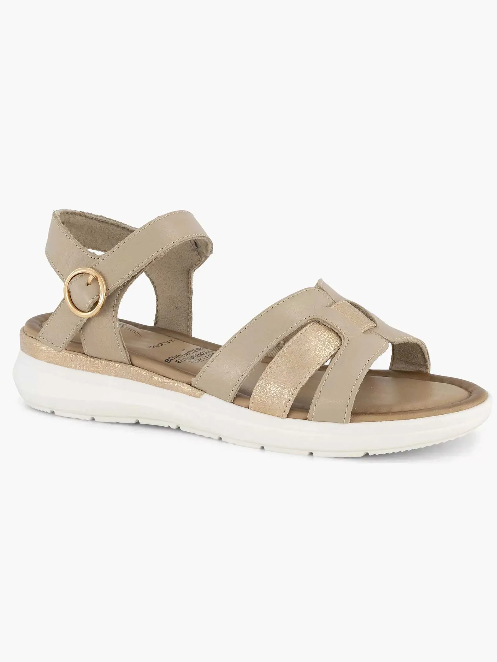Comfort Schoenen|Medicus Beige Comfort Sandaal