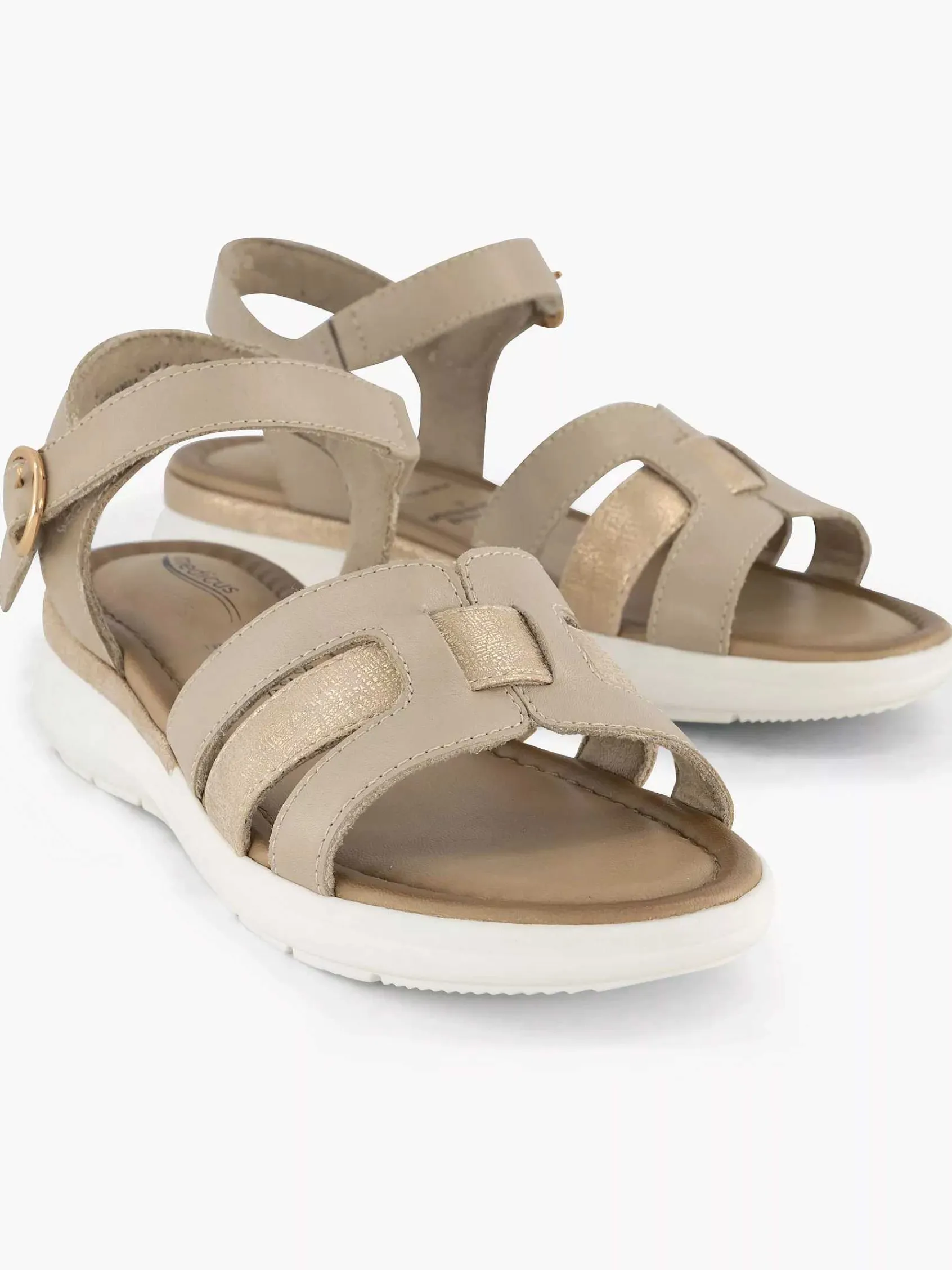 Comfort Schoenen|Medicus Beige Comfort Sandaal