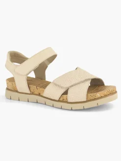 Comfort Schoenen|Medicus Beige Comfort Sandaal
