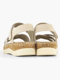 Comfort Schoenen|Medicus Beige Comfort Sandaal
