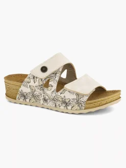 Comfort Schoenen|Easy Street Beige Comfort Slipper