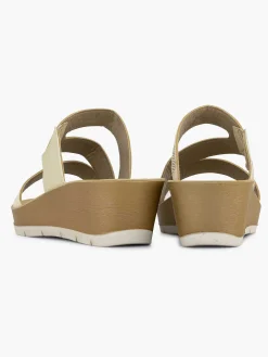 Comfort Schoenen|Easy Street Beige Comfort Slipper