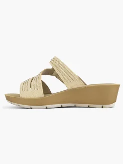 Comfort Schoenen|Easy Street Beige Comfort Slipper