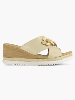 Comfort Schoenen|Easy Street Beige Comfort Slipper