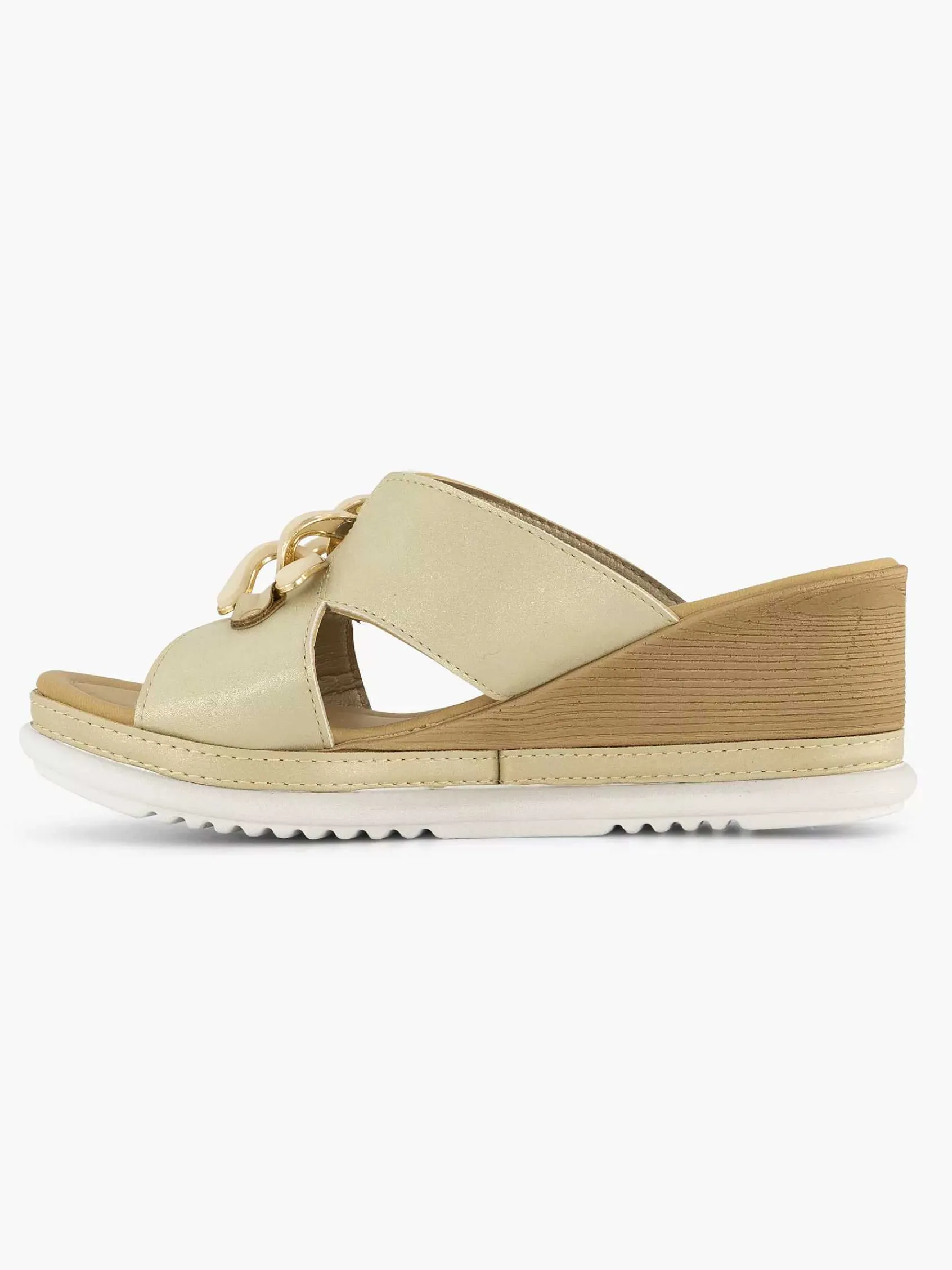 Comfort Schoenen|Easy Street Beige Comfort Slipper